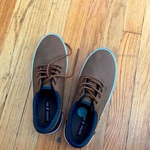 Tan shoes for boys brand new wear once